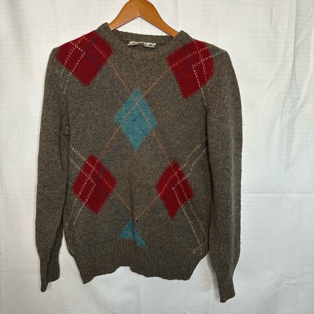 Giorgio di Firenze Vinatge Sweater 100% Wool Made in Italy- See Call Out Image